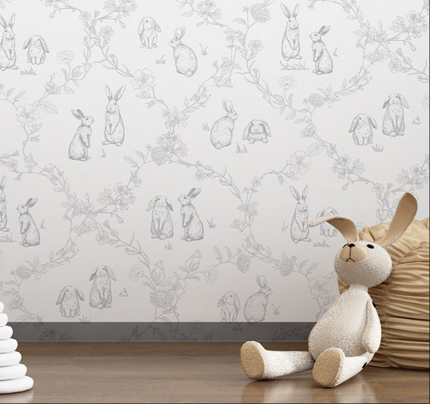 טפט ראביט אוריינט אפור