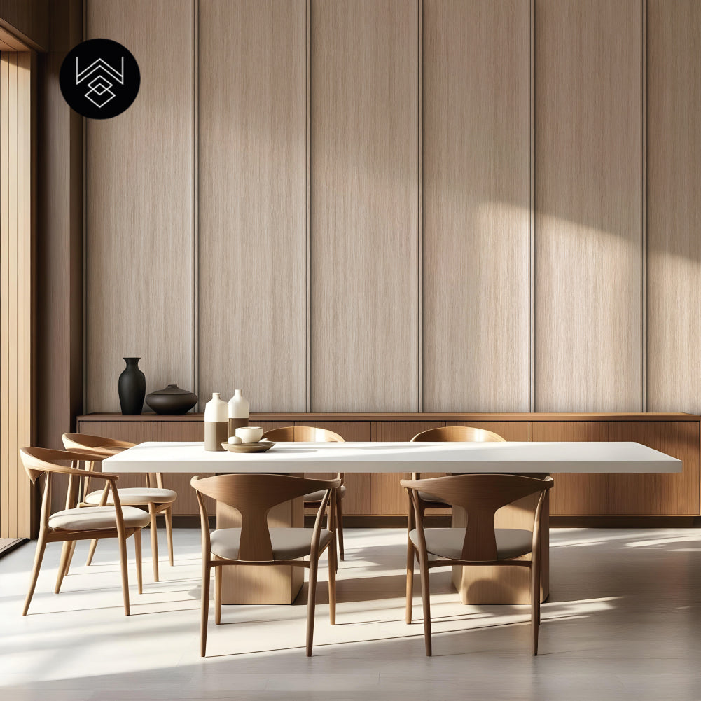 טפט דמוי פורניר אפקט אלון מולבן