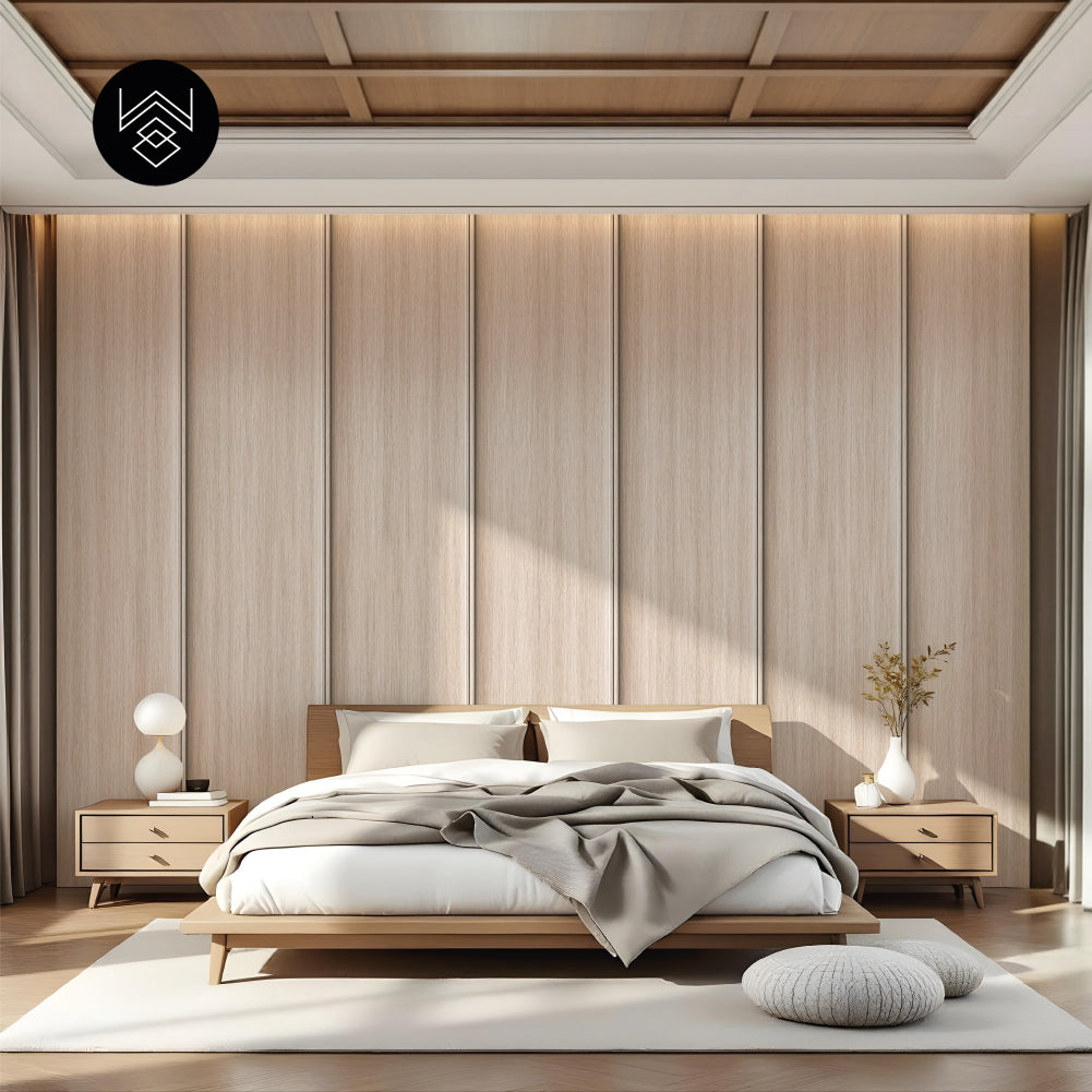 טפט דמוי פורניר אפקט אלון מולבן