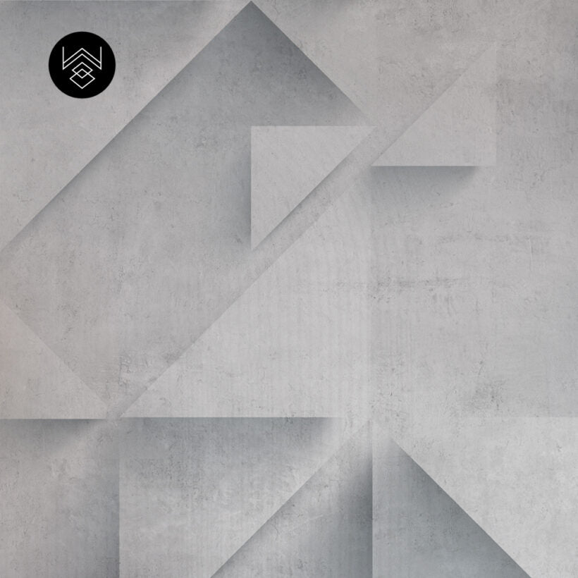 טפט קונקריט גיאומטרי