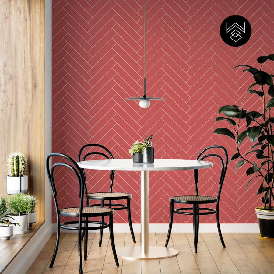 טפט פישבון ורוד כהה מאוד