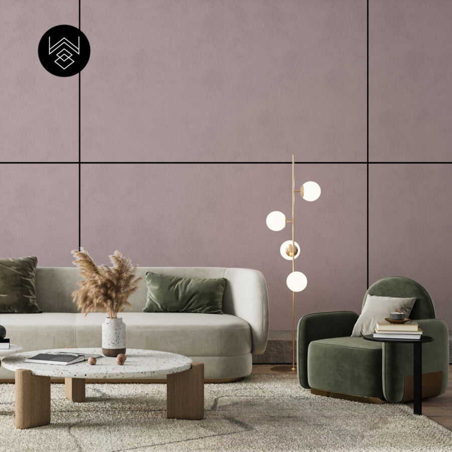 טפט קונקרט קלין ורוד