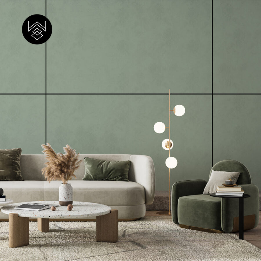 טפט קונקרט קלין ירוק