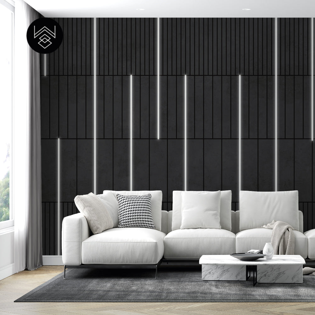 טפט קונקריט בלאק לייטס