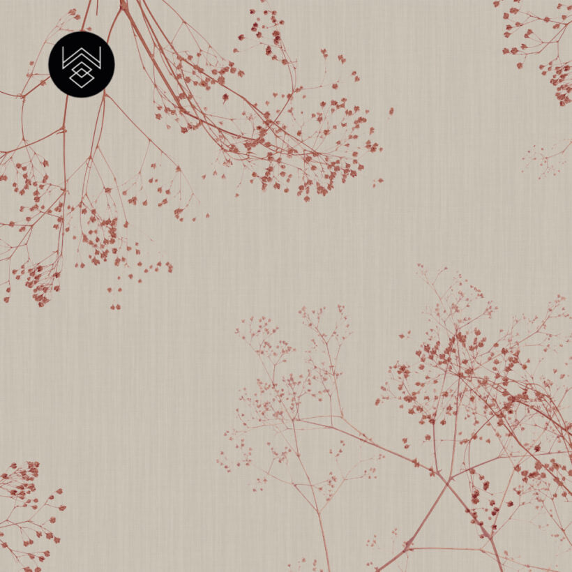 טפט קוטון ליבס 2 אדום