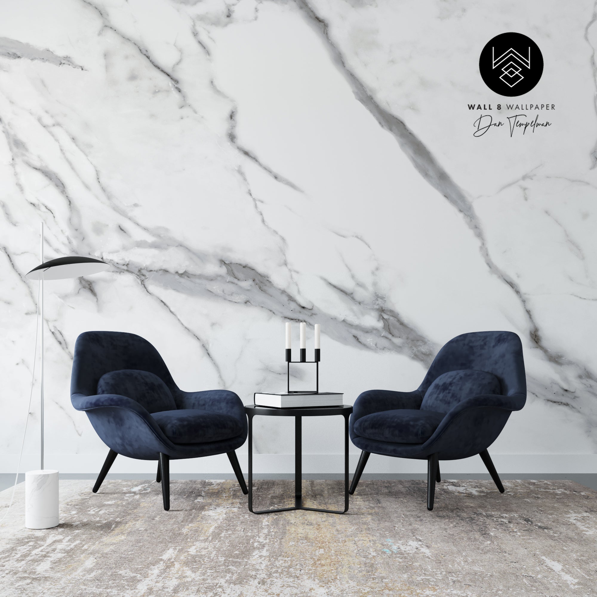 טפט שיש ורידים גדולים