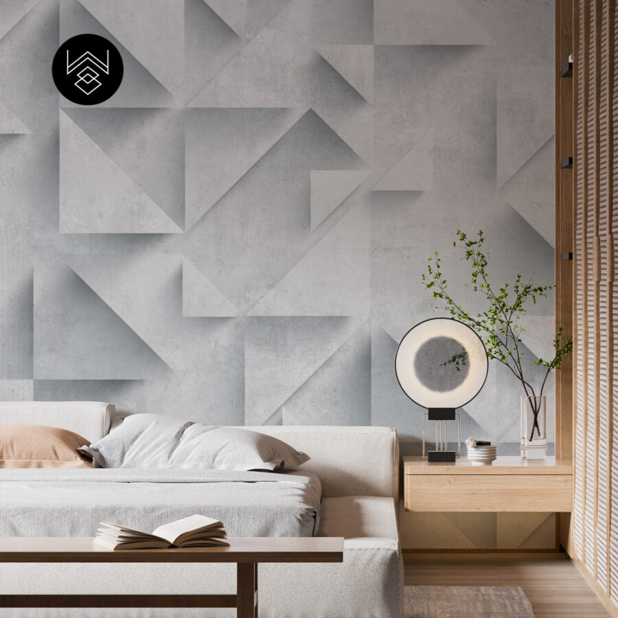 טפט קונקריט גיאומטרי