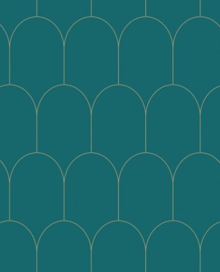 טפט קשתות כחול זהב