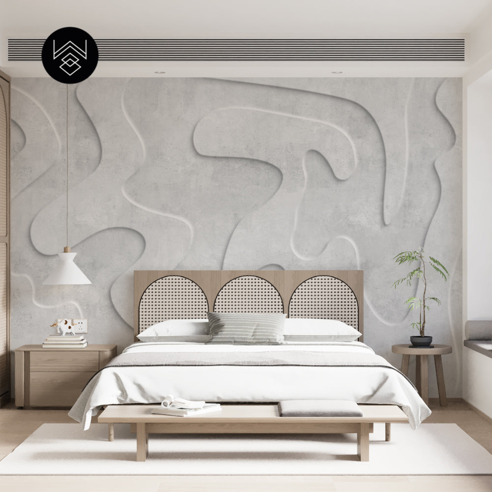 טפט פיין אבסטרקט 4 אפור