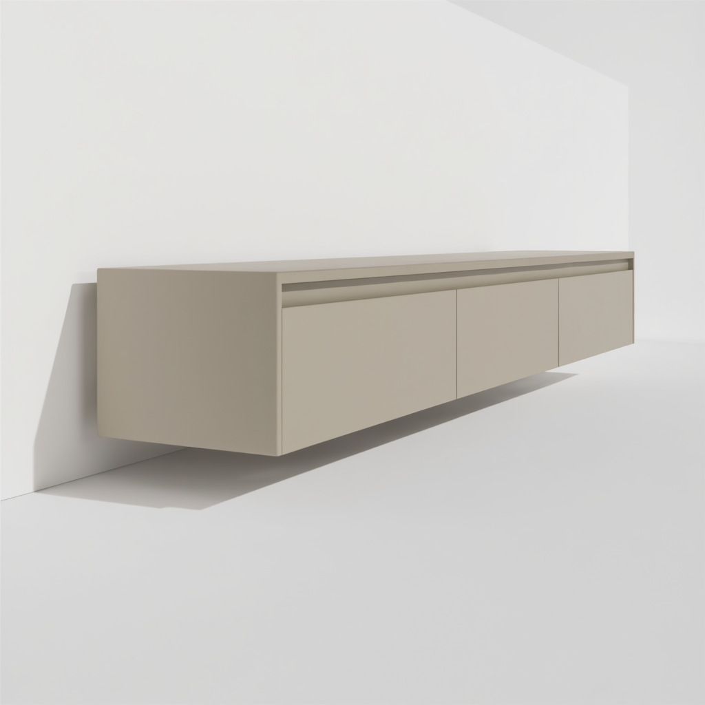 מזנון "אלגנט" מעוצב – רוחב 2.40 מ' בגימור צביעה בתנור