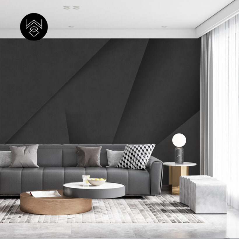 טפט קונקריט אפקט 4 פחם