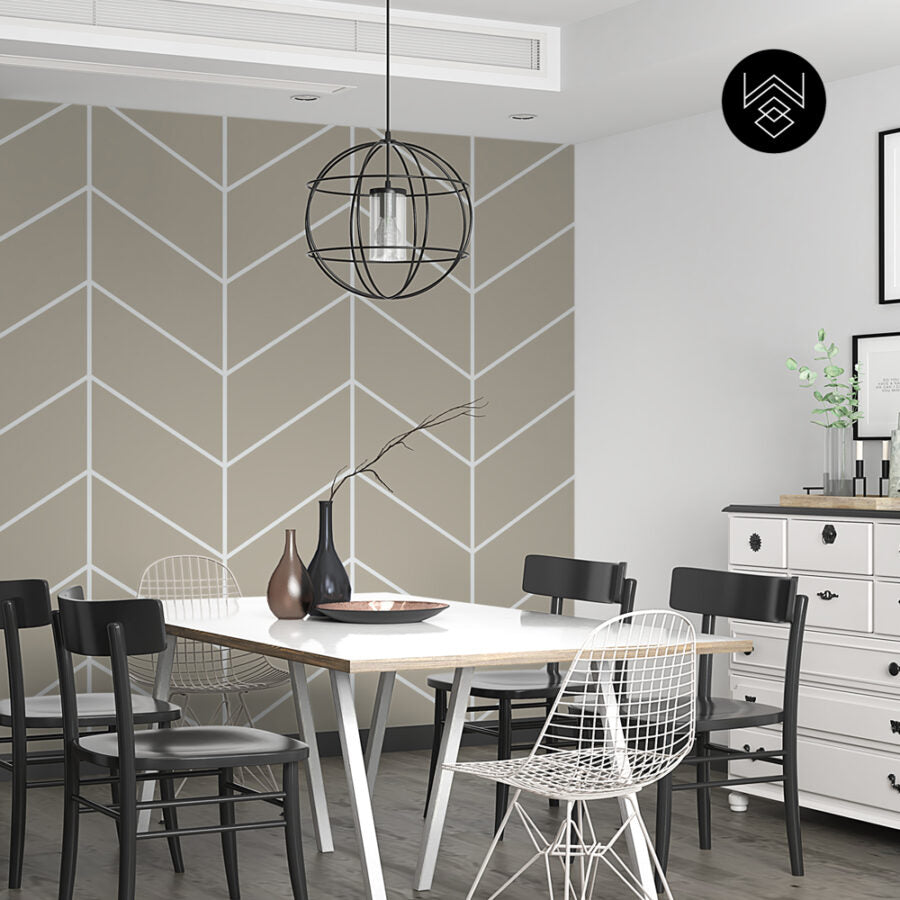 טפט שברון קווים בז’