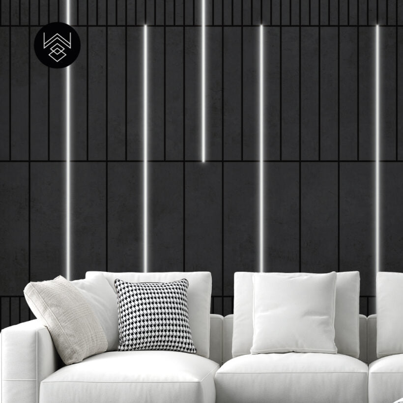 טפט קונקריט בלאק לייטס