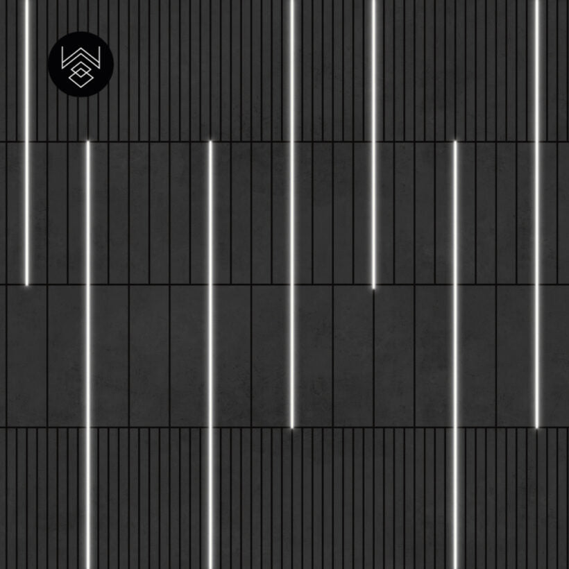 טפט קונקריט בלאק לייטס