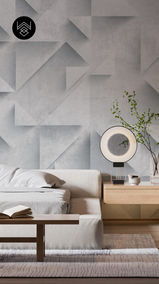 טפט קונקריט גיאומטרי