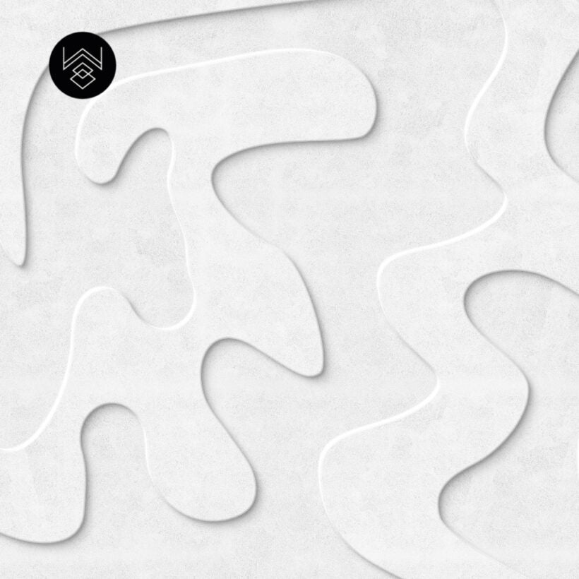 טפט פיין אבסטרקט 1 לבן